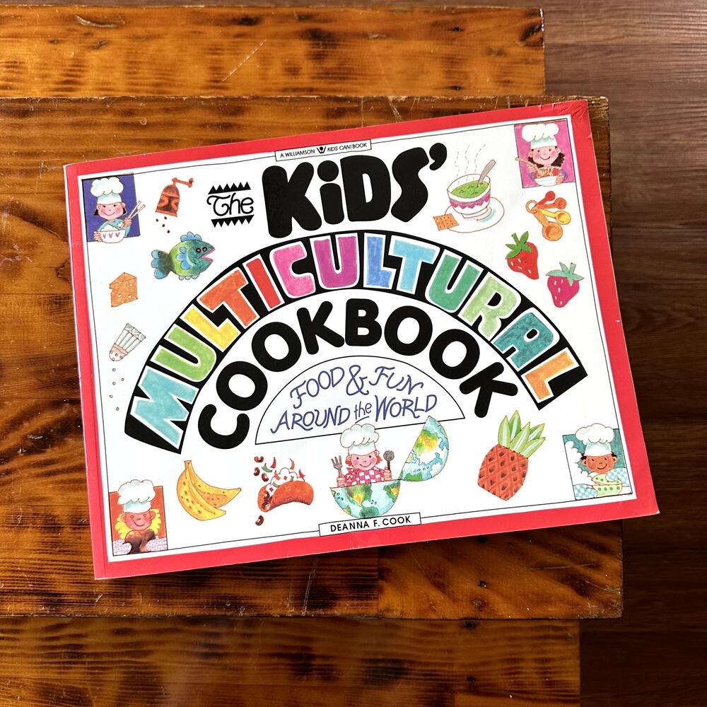 Vintage 1995 The Kids' Multicultural Cookbook Food & Fun Around The World Book